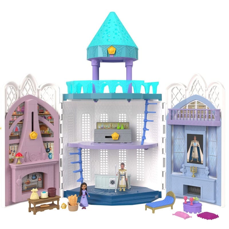 Disney's Wish Rosa's Castle Playset with 2 x Dolls - Kiddiez Corner