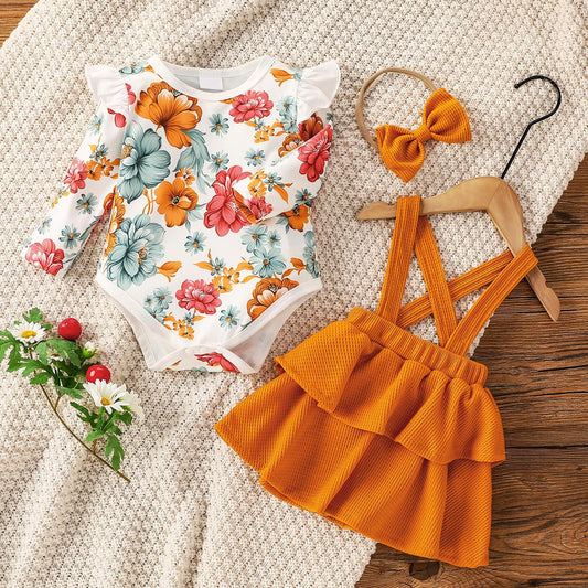 Girl Toddler and Baby Clothing Set