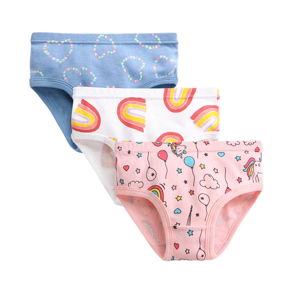 Girls Underwear Cotton Breathable Comfortable Shorts Briefs - Kiddiez Corner