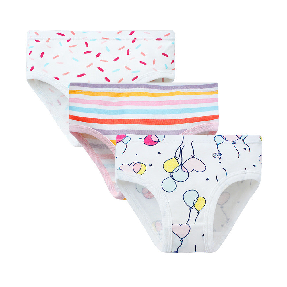 Girls Underwear Cotton Breathable Comfortable Shorts Briefs - Kiddiez Corner