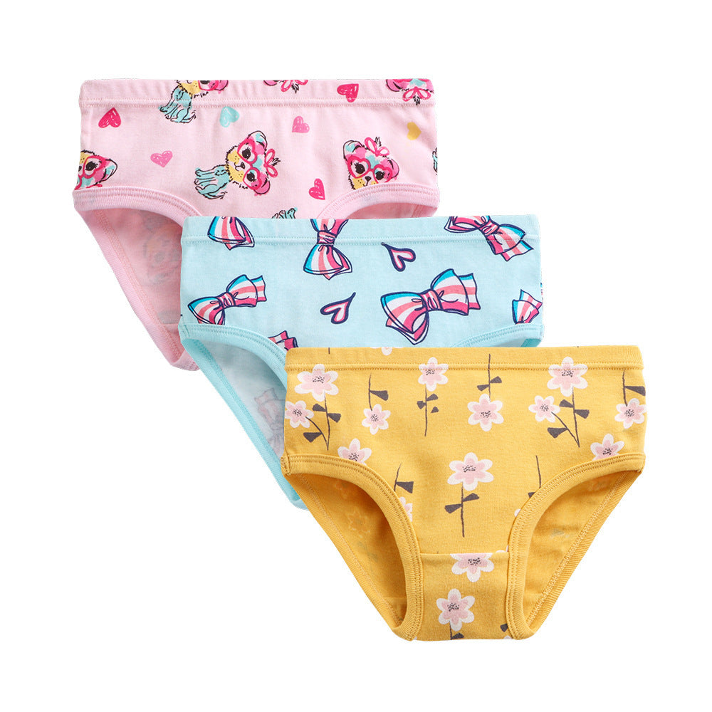 Girls Underwear Cotton Breathable Comfortable Shorts Briefs - Kiddiez Corner