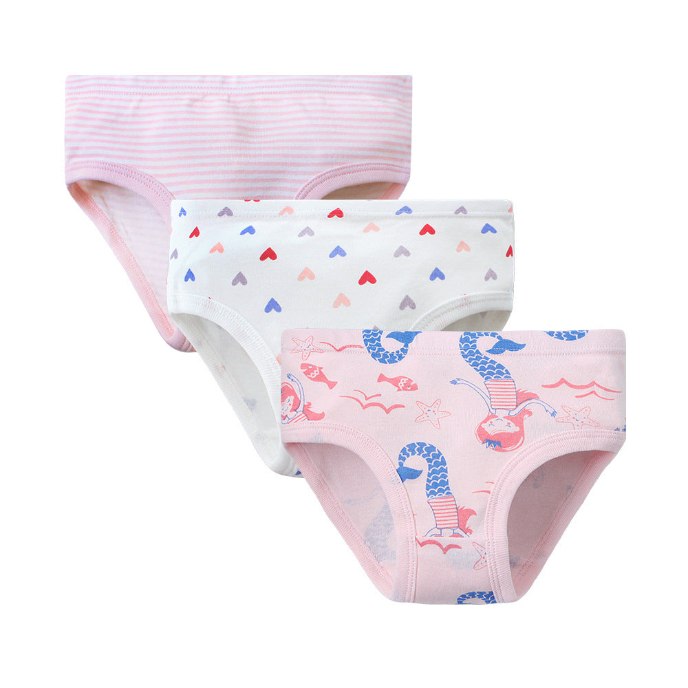 Girls Underwear Cotton Breathable Comfortable Shorts Briefs - Kiddiez Corner