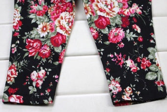Girls floral three-piece set