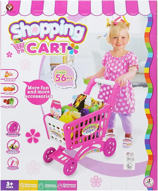 Pink Shopping Cart for Girls