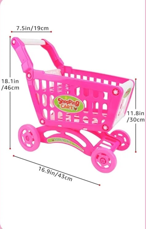 Pink Shopping Cart for Girls