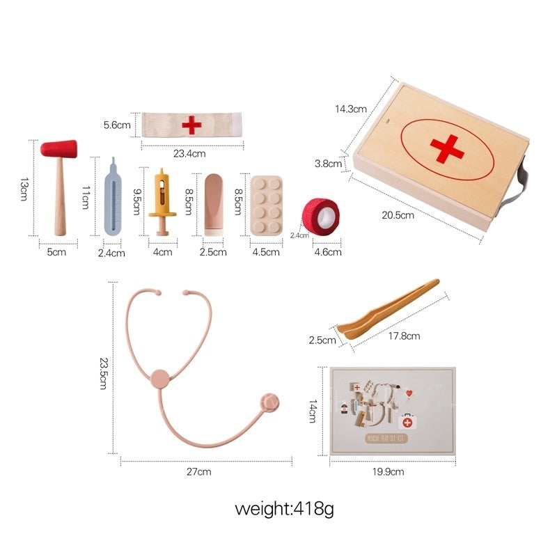 Little Doctor Toy Set with Soft Toy - Kiddiez Corner