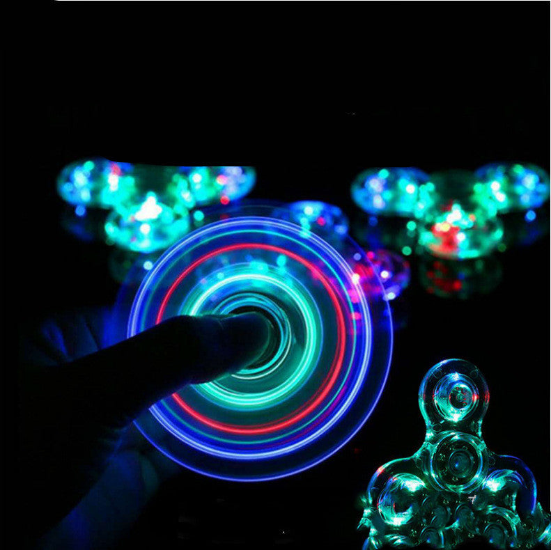 Luminous LED Light Fidget Spinner Glow in Dark