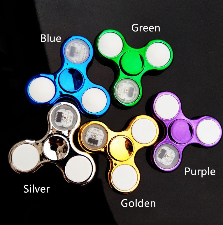 Luminous LED Light Fidget Spinner Glow in Dark