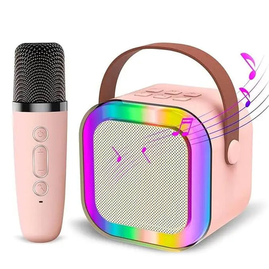 Mini Karaoke Speaker Bluetooth Wireless Portable Microphone
