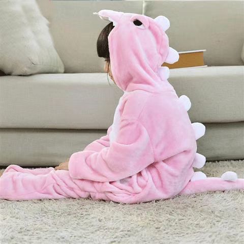 One-piece Animal Pajamas Flannel Children's One-piece Pajamas
