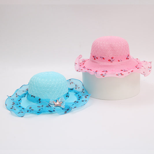 Princess Straw Hat for Kids - Kiddiez Corner